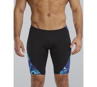 TYR Durafast Elite Dragonflyte Jammer Swimsuit Black Aqua Blue - 32