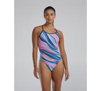TYR Durafast Elite Trinityfit Riptidal Swimsuit Blue Pink Women - 30