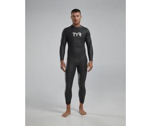 TYR Hurricane Category 1 long sleeve wetsuit intense black - S-M