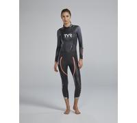 TYR Hurricane Category 3 wetsuit black orange women - S-M