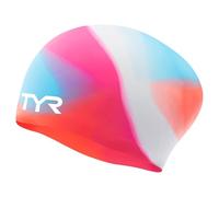TYR Junior Tie Dye Long Hair Silicone Swim Cap