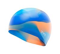 Tie Dye Graphic Silicone Swim Cap Tyr Blue Junior