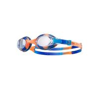 TYR Kids Swimple Tie Dye Googles, Clear/Blue/Orange, One Size, for Ages 3-10