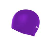 TYR Latex Swim Cap, Purple