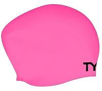 Tyr- Long Hair Wrinkle Free Silicone Cap- Pink-