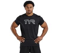 TYR Airtech Short Sleeve T-Shirt Jet Black - L
