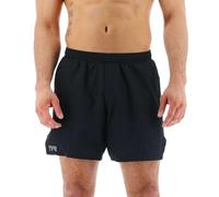 TYR Men's Athletic Performance Workout Unlined Momentum Short 6", Black, Small