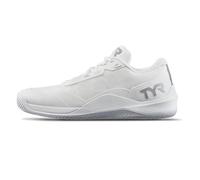 TYR Men's CXT-2 Court Trainer - Supportive Training Shoe with Cushioned Stability Sneaker, White, 6 UK