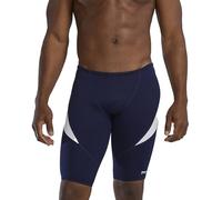 TYR Men's Durafast Elite Curve Splice Jammer Swimsuit Navy/White