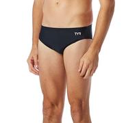 TYR Men's Durafast Elite Racer Brief Swimsuit Black