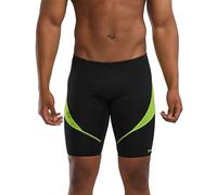 TYR Men's Standard Jammer, Black/Lime, 36