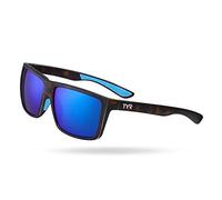 TYR Men's Ventura Sport HTS Sunglasses Polarized Rectangular, Blue/Tortoise, One Size