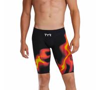 TYR Mens Venzo Infrared Low Waisted Racing Swimming Jammer - Fire