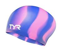 TYR Multi-Color Long Hair Silicone Swim Cap