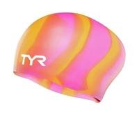TYR Multi-Color Long Hair Silicone Swim Cap