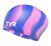 TYR Multi-Color Long Hair Silicone Swim Cap