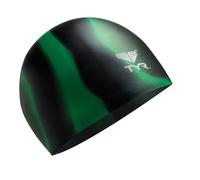 TYR Multi Silicone Cap Black/Green