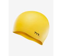 TYR Silicone No Wrinkle Swim Cap Yellow