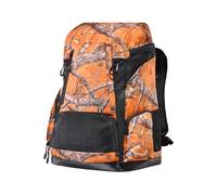 TYR Spirit Team Alliance Backpack - Swim Training Athletic Sport Bag, 45L, Orange/Multi