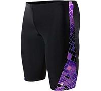 TYR SPORT Men's Disco Inferno Legend Splice Jammer Swimsuit (Purple, Size 34)