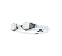 TYR Stealth-X Racing Goggle - Mirrored Lens - Silver/White