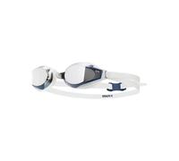 TYR Swim Goggles Stealth-X Race Mirrored, Adult, Silver/White, One Size