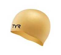 TYR Wrinkle Free Silicone Swim Cap Gold
