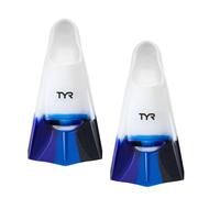 TYR Stryker Silicone Swim Fin for Racing and Training XX-Large Blue/