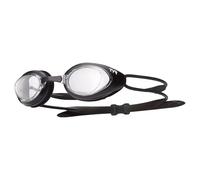 TYR Unisex Adult Blackhawk Racing Low Profile Swimming Goggles - Clear/Matte Black/Black, Medium