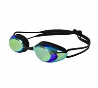 TYR Unisex Adult Blackhawk Racing Mirrored Low Profile Swimming Goggles - Gold/Metal Rainbow/Black, Medium