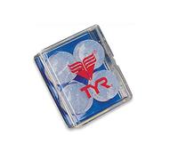 TYR Unisex Adult soft silicone ear plugs Ear Plugs - clear, M