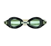 TYR Unisex Adult Team Sprint Fitting Basic Goggles - Smoke/Black/White, Medium