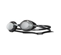 TYR Vecta Racing Swimming Goggles Black With Dark Lenses Grey