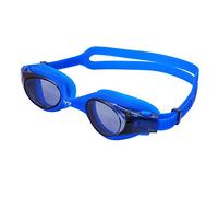 TYR Unisex Adult Vesi Low Profile Swimming Goggles - Smoke/Blue/Blue, Medium