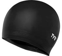TYR Unisex Latex Swim Cap, Black