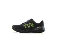 TYR Unisex Sr-1 Tempo Running Athletic Shoes Sneaker, Black/Yellow, 8 UK