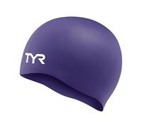 TYR Unisex Tyr Wrinkle Slicone Swim Cap, Purple, M UK