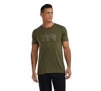 TYR Unisex Ultrasoft Lightweight Short Sleeve Big Logo Tech Tee Tri Lg Logo Tee -UX