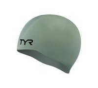 TYR Unisex Wrinkle Free Silicone Swim Cap, Grey