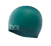 TYR Unisex Wrinkle Free Silicone Swim Cap, Teal