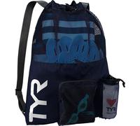 TYR Unisex's Big Mesh Mummy Backpack Bag, Navy, On