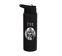 Tyr Viking God of Justice and War Stainless Steel Insulated Water Bottle