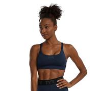TYR Women's Dual Strap Performance Sports Bra, Dark Blue, Large