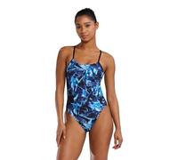 TYR Women's Durafast Elite Cutoutfit Swimsuit One Piece, Blue Ice, 36
