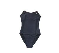 TYR Womens Durafast Elite Trinity Fit Onepice Swimsuit, NVY/Wht, 26 EU