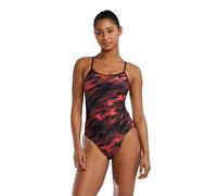 TYR Women's Durafast Elite Trinityfit Swimsuit, Red/Soren, 32