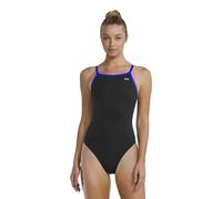 TYR Womens Hexa Female Swimsuit Diamondfit, Black/Blue, 36 EU