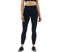 TYR Women's High-Rise Cropped Athletic Performance Workout Leggings, Black, Medium