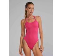 TYR Womens Solid Cutoutfit Swimsuit - Fuchsia