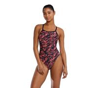 TYR Women's Standard Durafast Elite Diamondfit Swimsuit, Red/Energia
